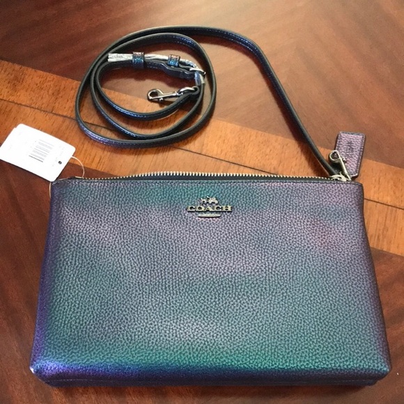 holographic coach purse